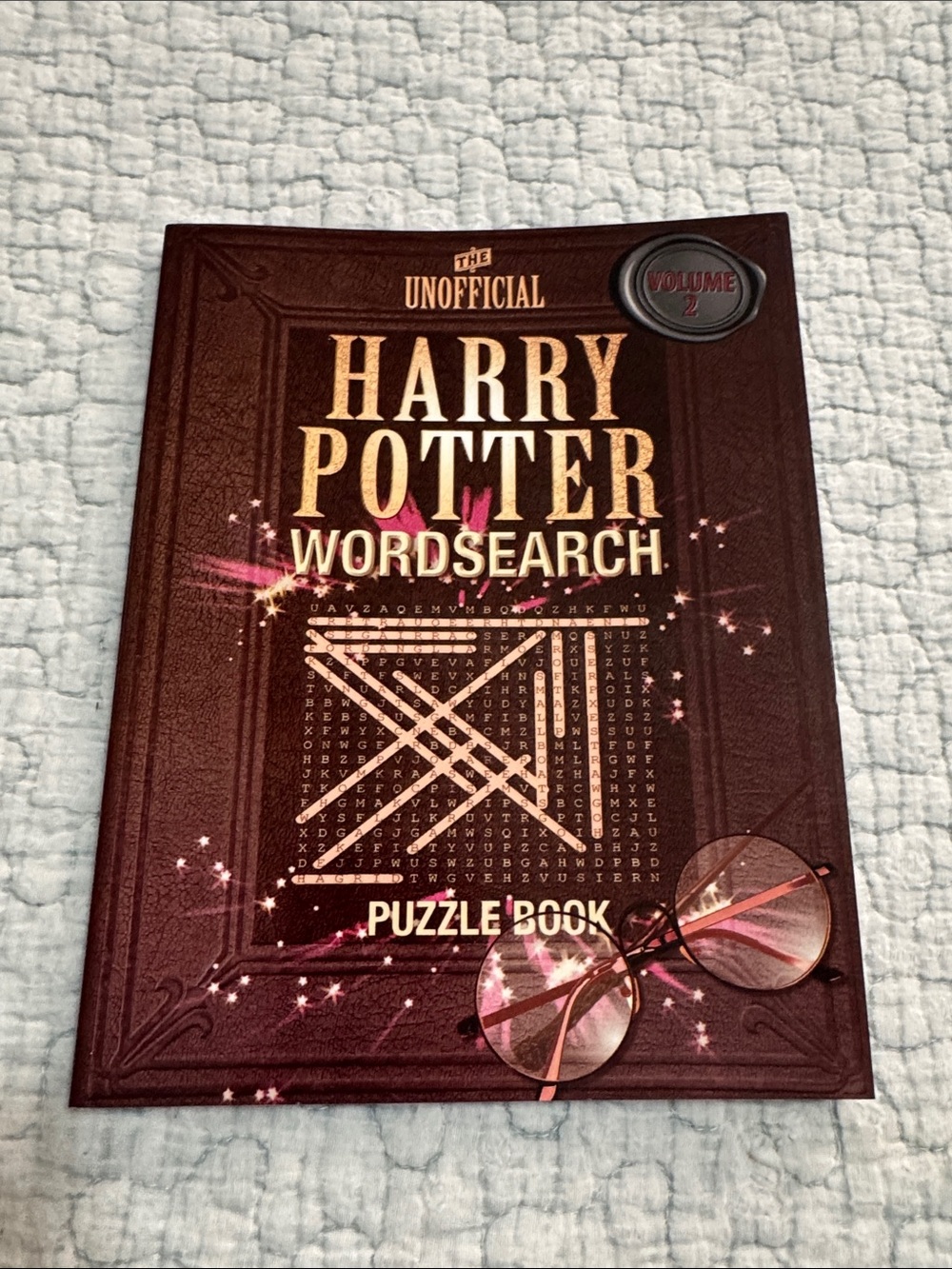 Warner Bros. Harry Potter Wordsearch Puzzle Book - Brown and Gold